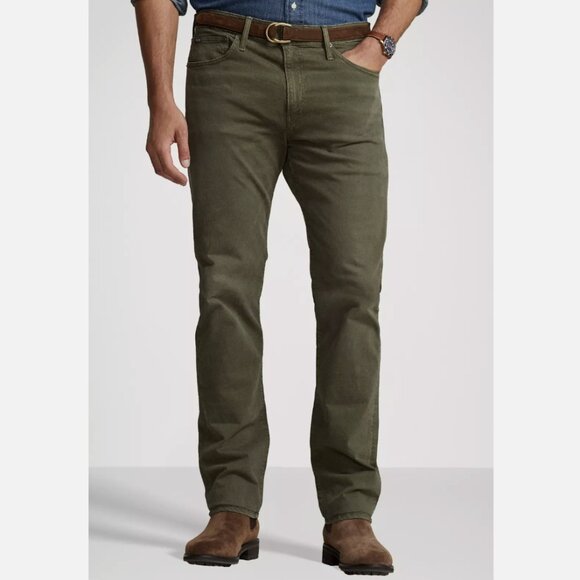 Polo Ralph Lauren Green Denim The Classic Fit Jeans